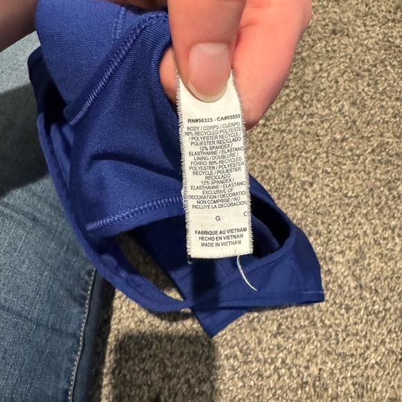 Nike Royal Blue Racerback Sports Bra - Picture 4 of 5